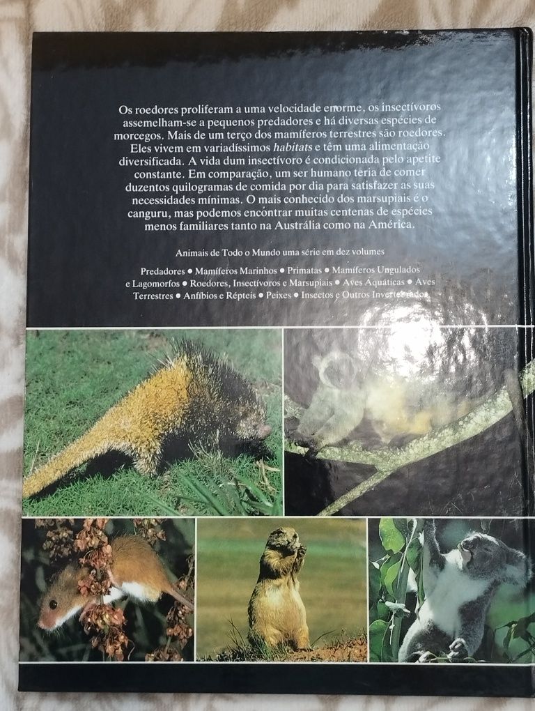 Livro "Roedores insectívoros marsupiais"