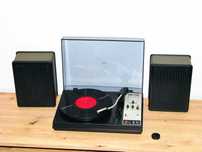 Gramofon Adapter Unitra Fonica Artur GWS 109 100% Sprawny+Kolumny PRL