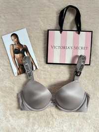 Victoria’s Secret 70C stanik oryginalny push up biustonosz shine strap