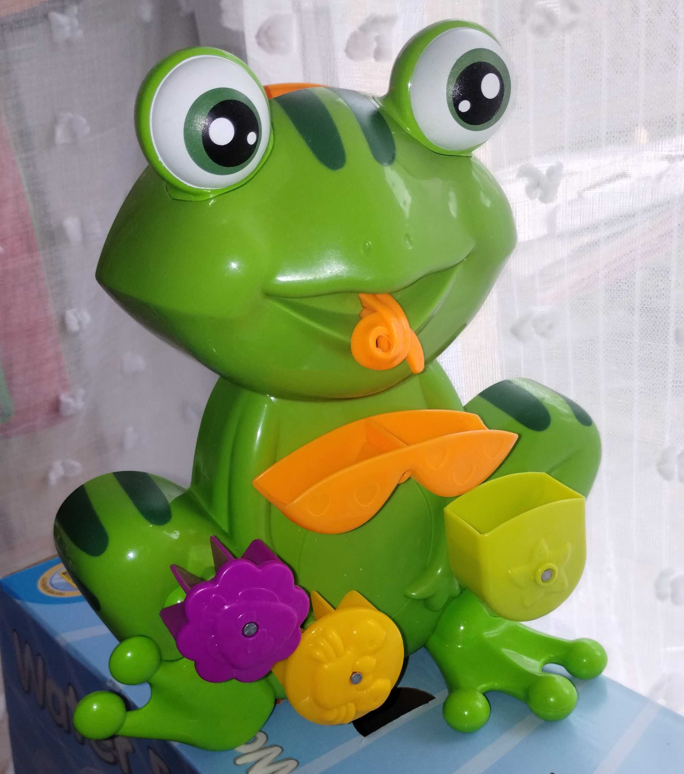 Zabawka do kąpieli żaba z przelewaniem wody dla chłopca / dziewczynki