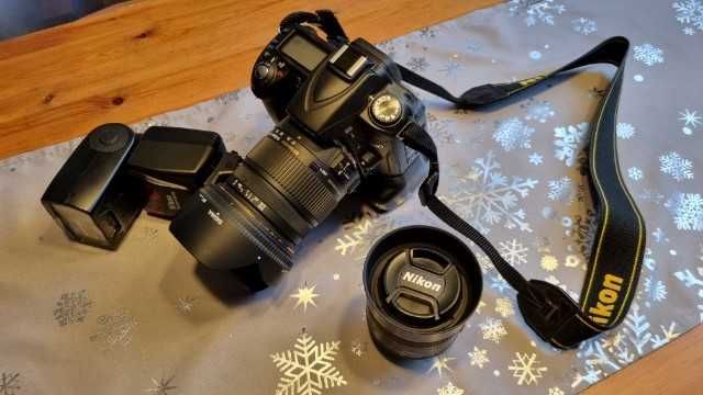 Nikon D90 Mega zestaw!