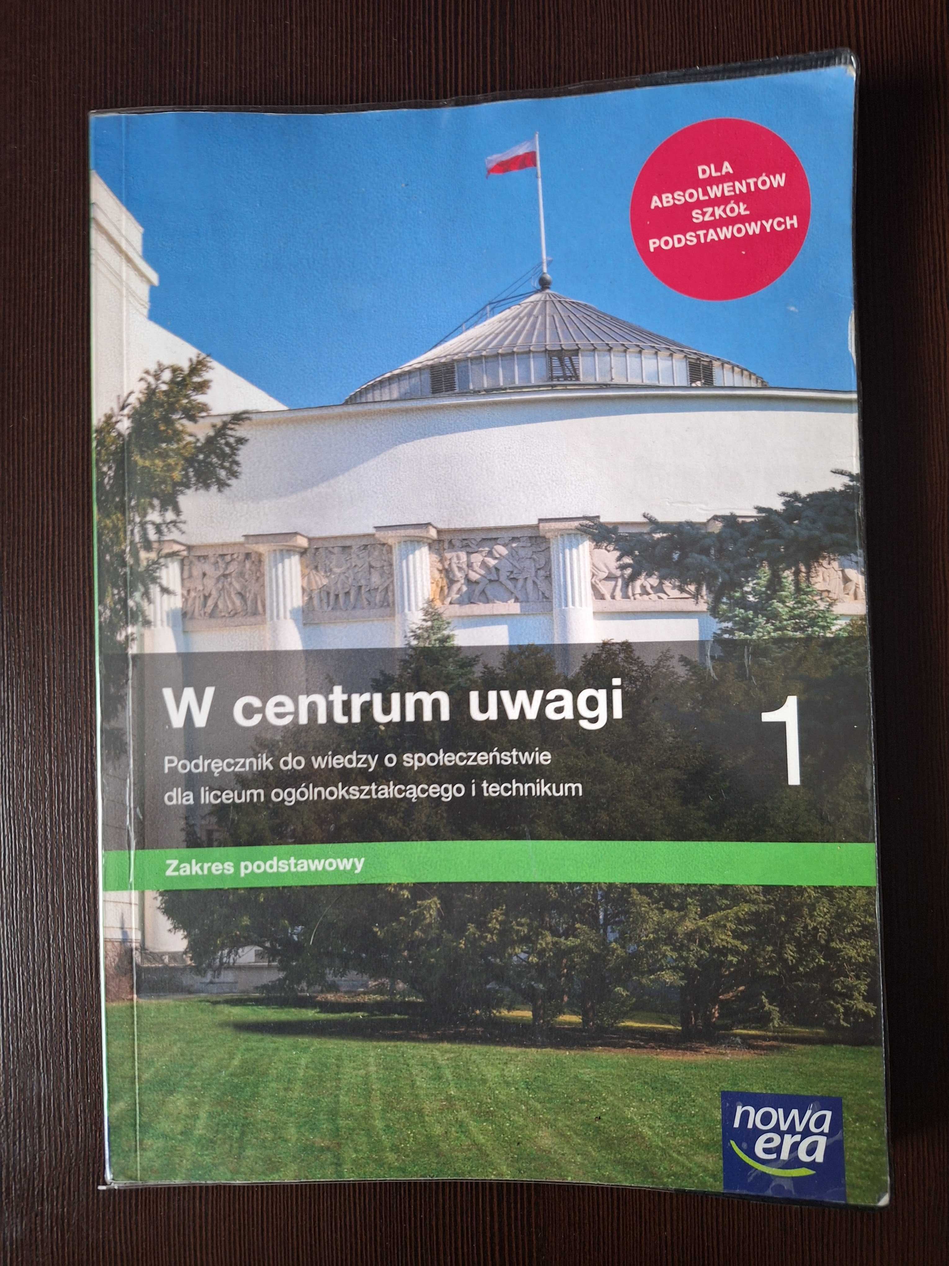 W centrum uwagi 1 podręcznik do wiedzy o społeczeństwie