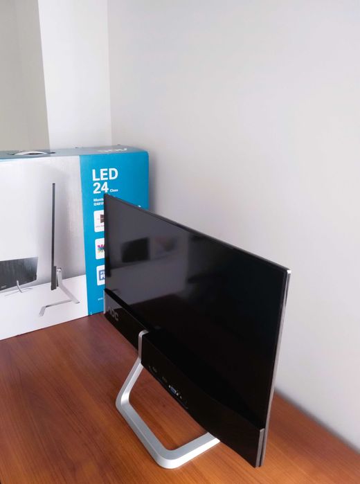 UltraCIENKI Monitor LED AOC 24" I2481FXH WĄSKA ramka+GRATIS klawiatura