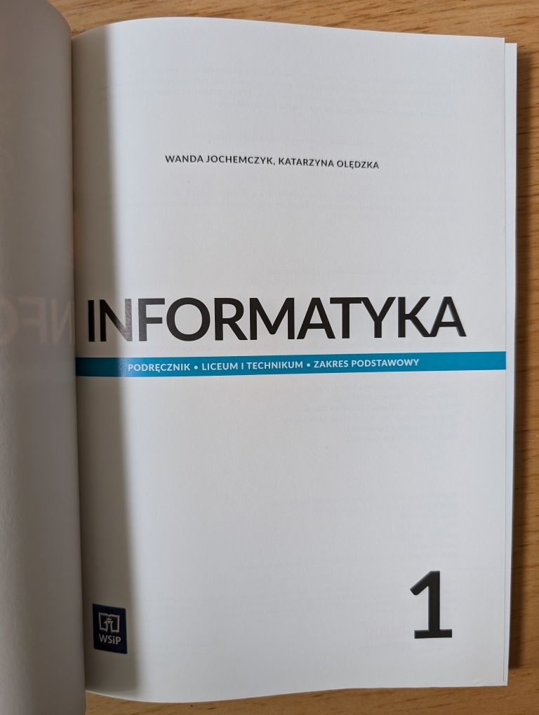 informatyka klasa 1 poziom podstawowy