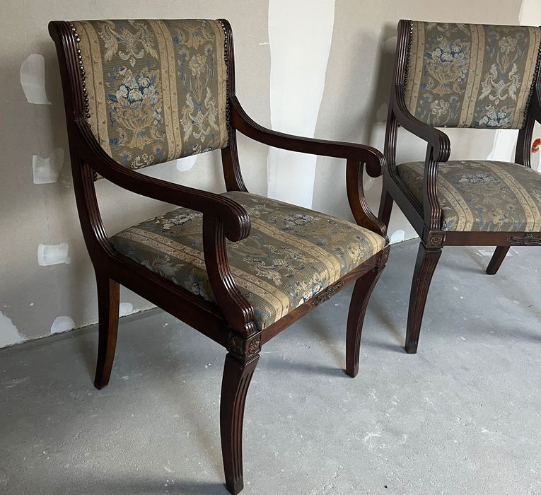 Stylowe Dębowe Krzesła  Komplet 2 sztuki  FOTELE