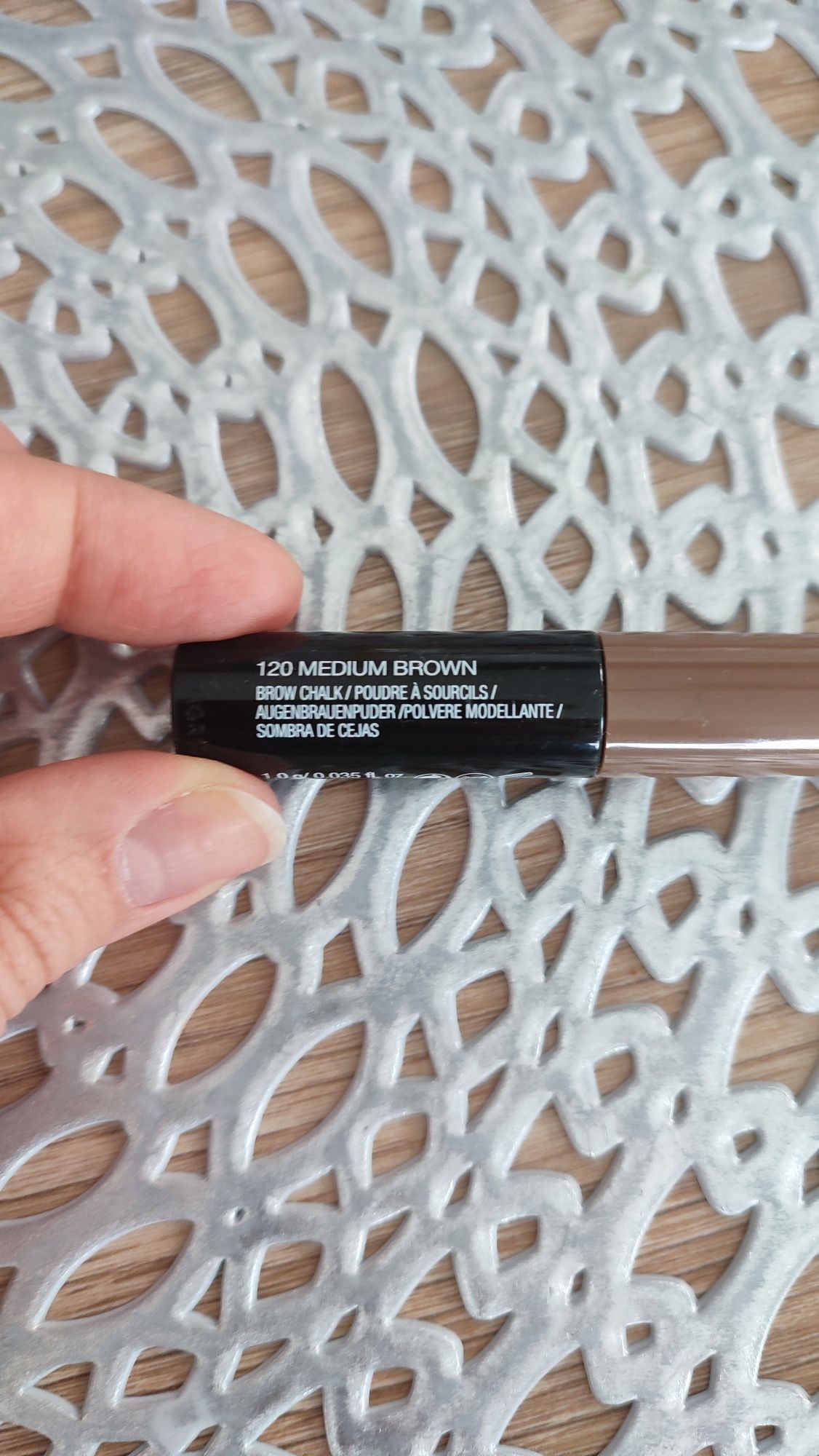 Maybelline, Proszek do brwi Brow Drama Shaping Chalk - 120 Medium Brow