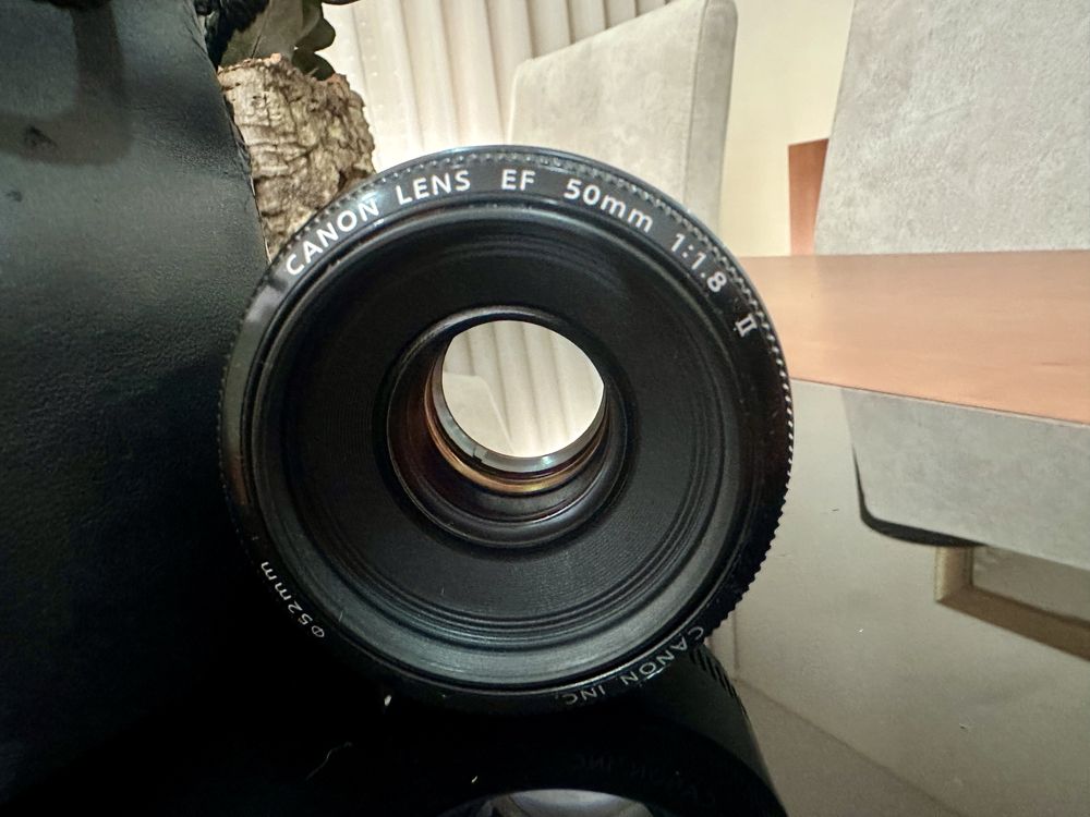 Objetiva Canon EF 50 mm 1.8 STM