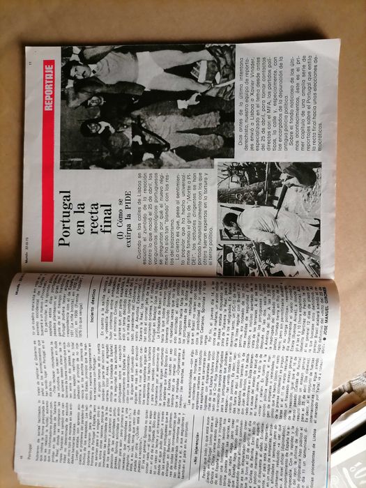 Revista MUNDO (España) O 25 de Abril em Portugal e SPÍNOLA