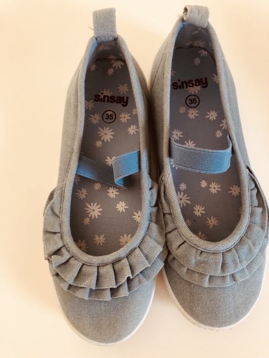 Nowe trampki kapcie szkolne balerinki- 35