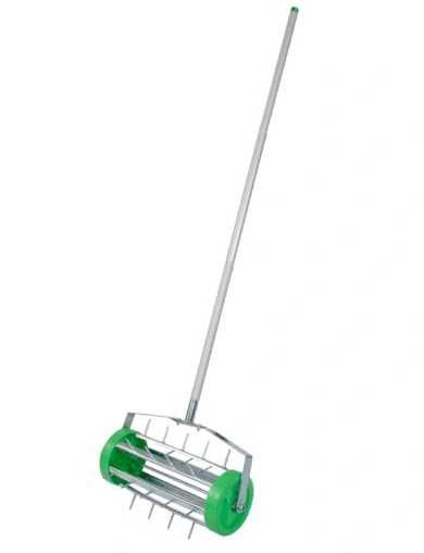 Aerator, wertykulator OBROTOWY WALCOWY trway murawy SOLID GARDEN 42 cm