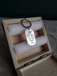 Brelok z napisem drive safe breloczek prezent od mamy dla syna driver