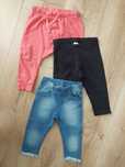 3pak spodnie niemowlęce 80 h&m smyk