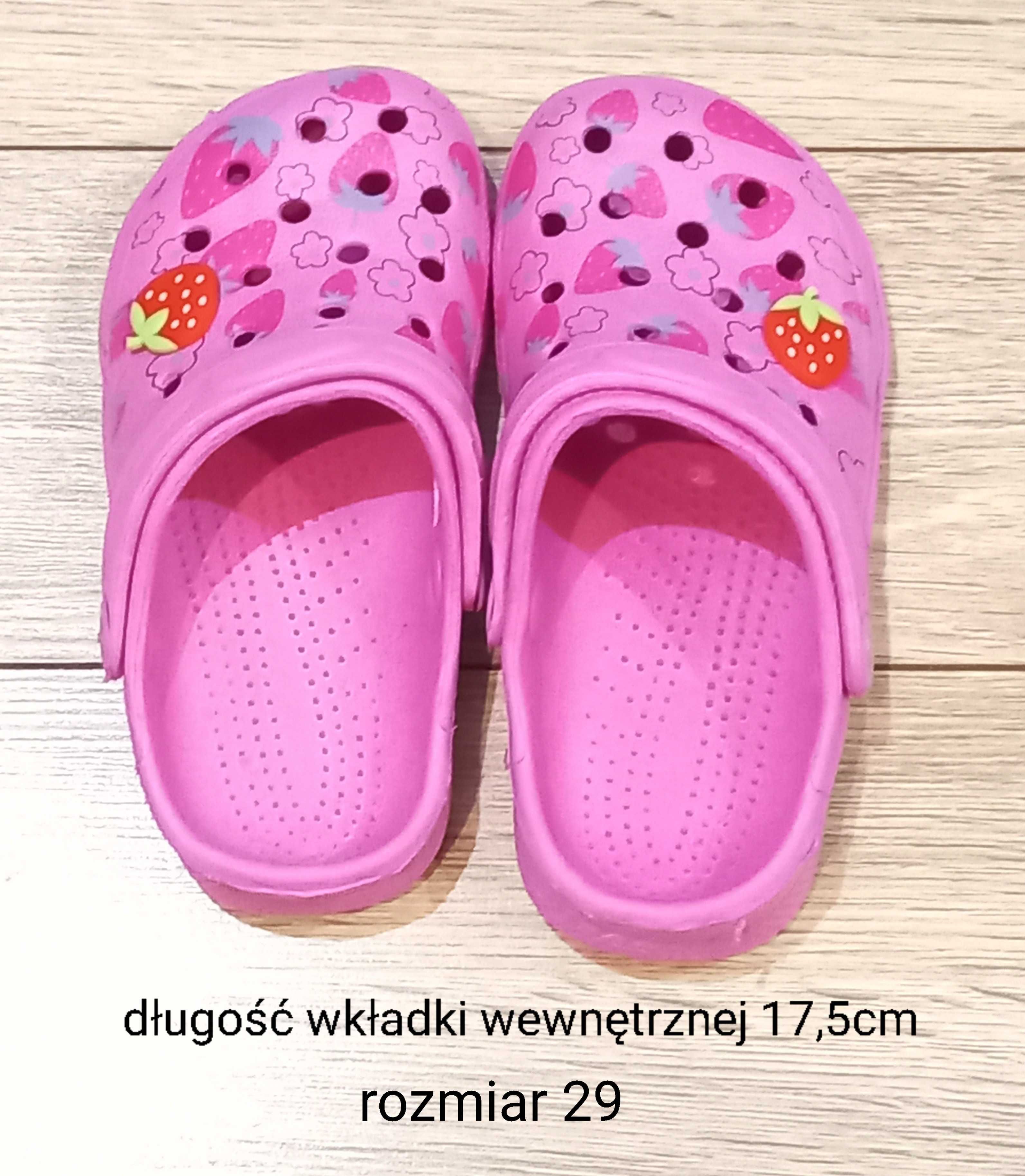 Klapki ala Crocs r 29, dł. wkł. wew. 17,5cm