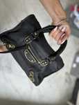 Сумка Balenciaga Black Motocross Classic