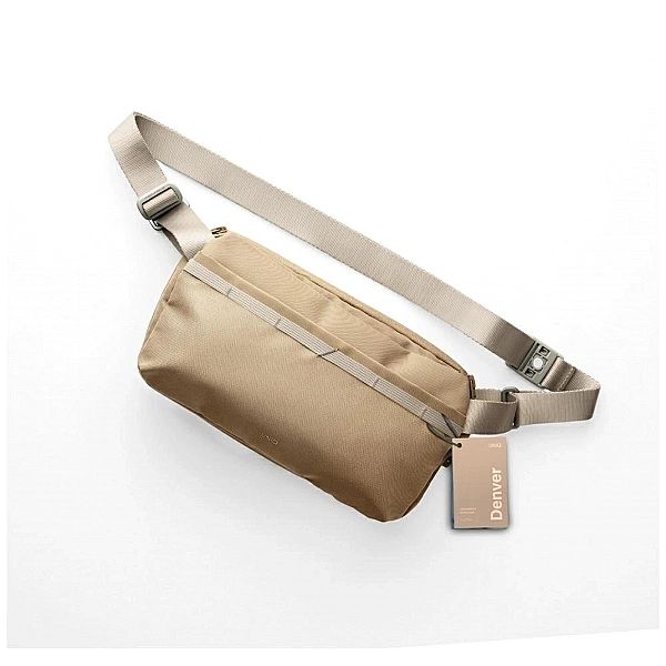 Torba UNIQ Crossbody Denver 5L - beżowa