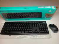 Zestaw Klawiatura i Mysz Logitech MK270 Win US QWERTY Membranowa