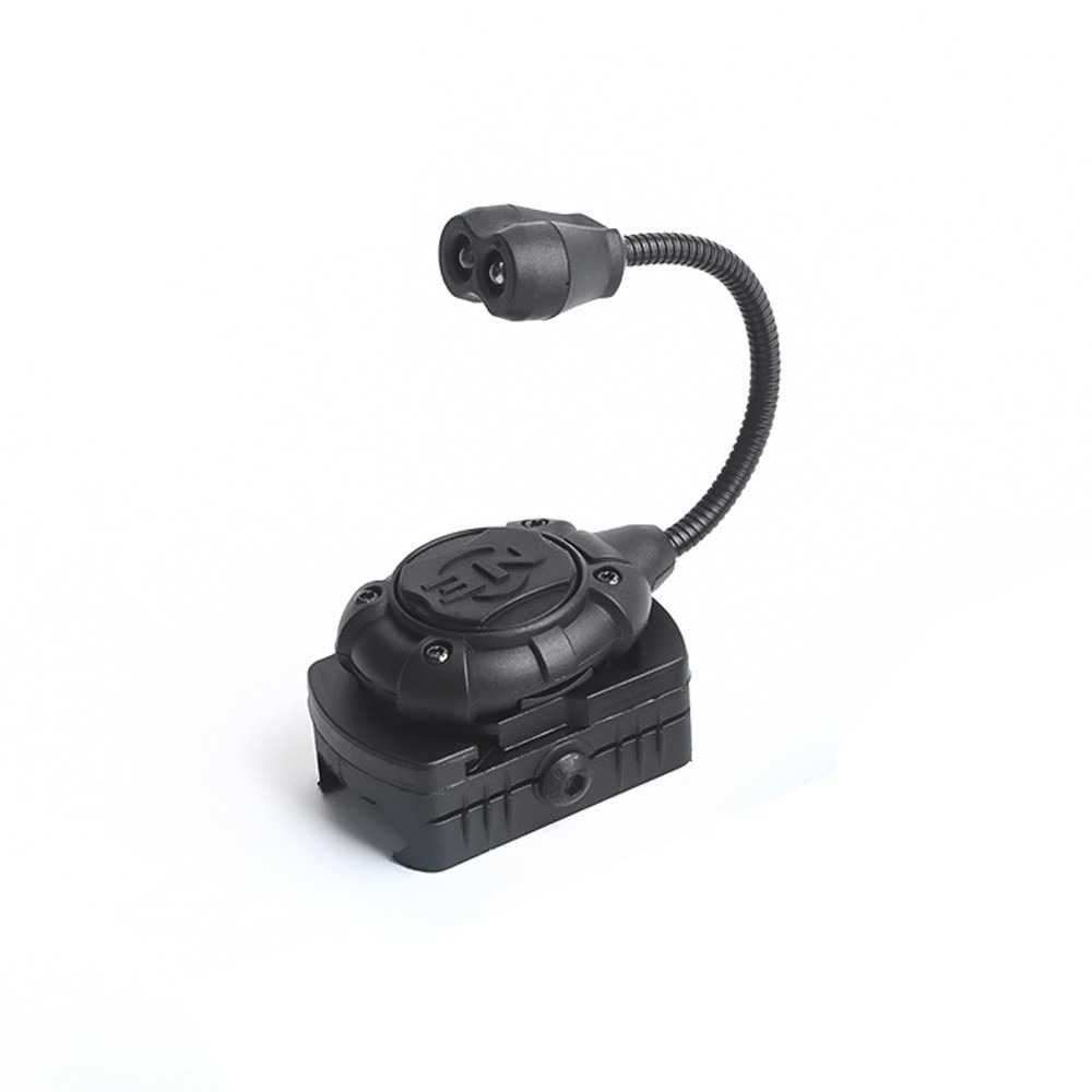 Тактичний гнучкий ліхтар MPLS2 IR + на каску Black оригінал night evo