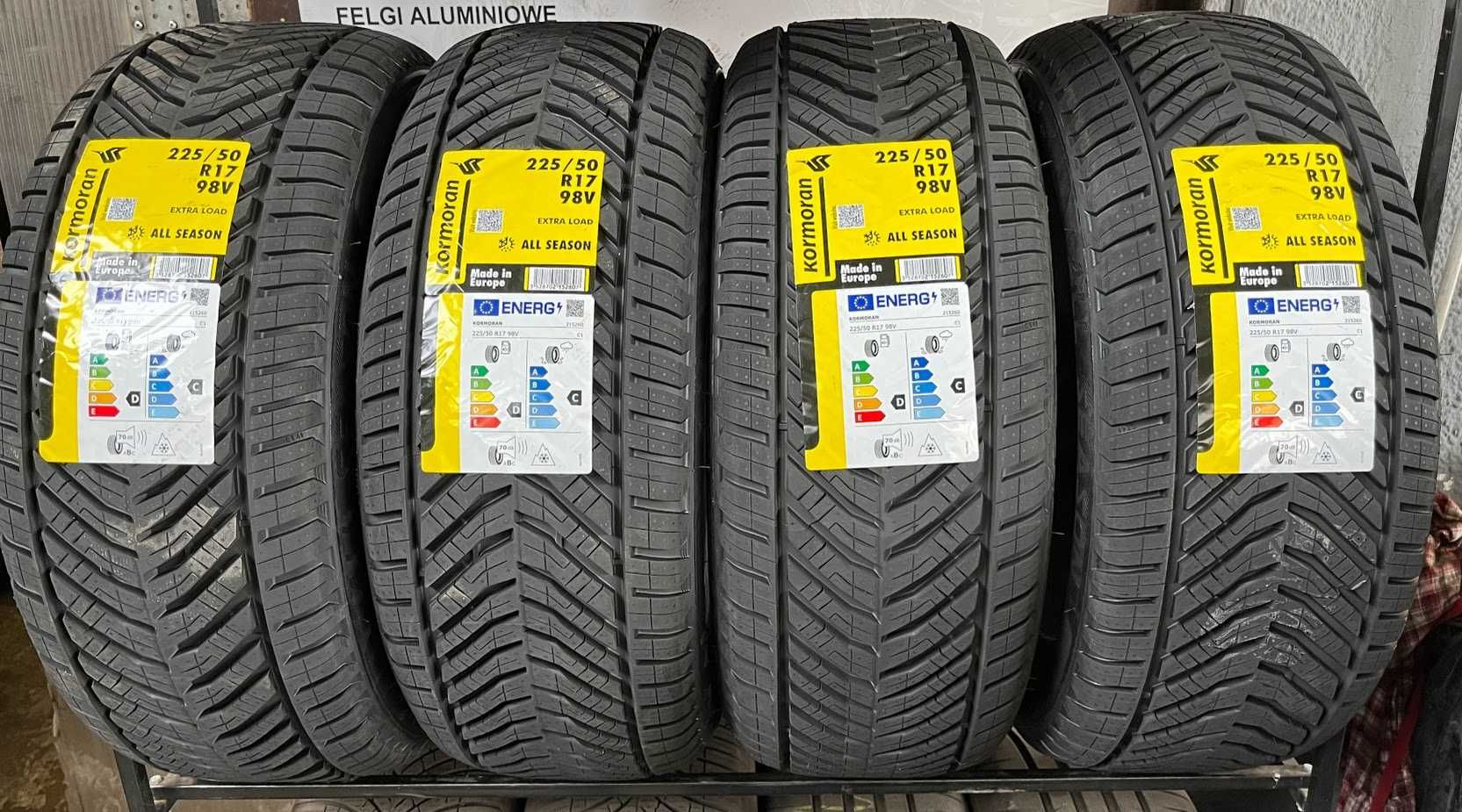 225/50R17 Kormoran All Season cztery nowe opony całoroczne