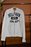 Biała oryginalna bluza Hilfiger Denim, rozmiar M, bawełna
