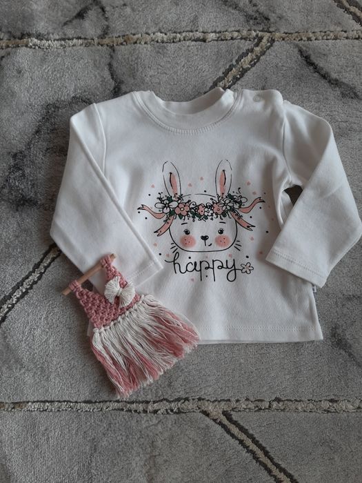 Bluzka z zajączkiem r 80.