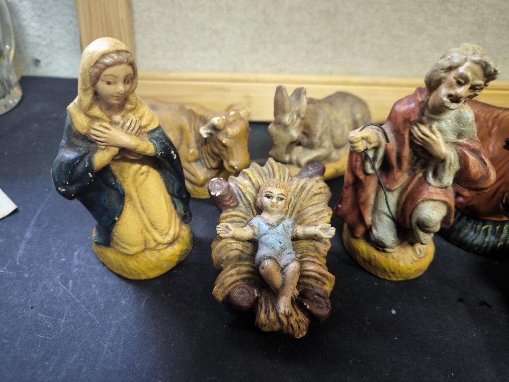 Figuras de presépio diversas 9ud