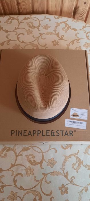 Солом'яна шляпа Amari від бренду Pineapples  Star. Розмір L.