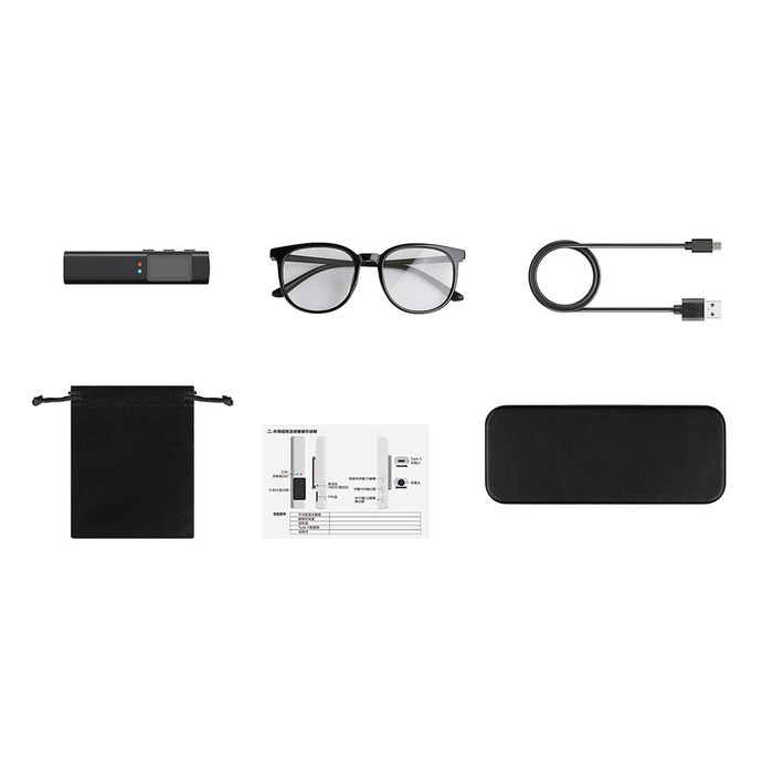 Kamera WiFi w Okularach 2.7K HD FPV z Ekranem IPS MKING MK110