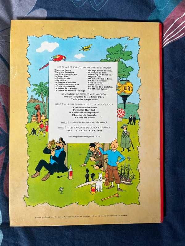 Tintin au tibet 1971 (B39)
