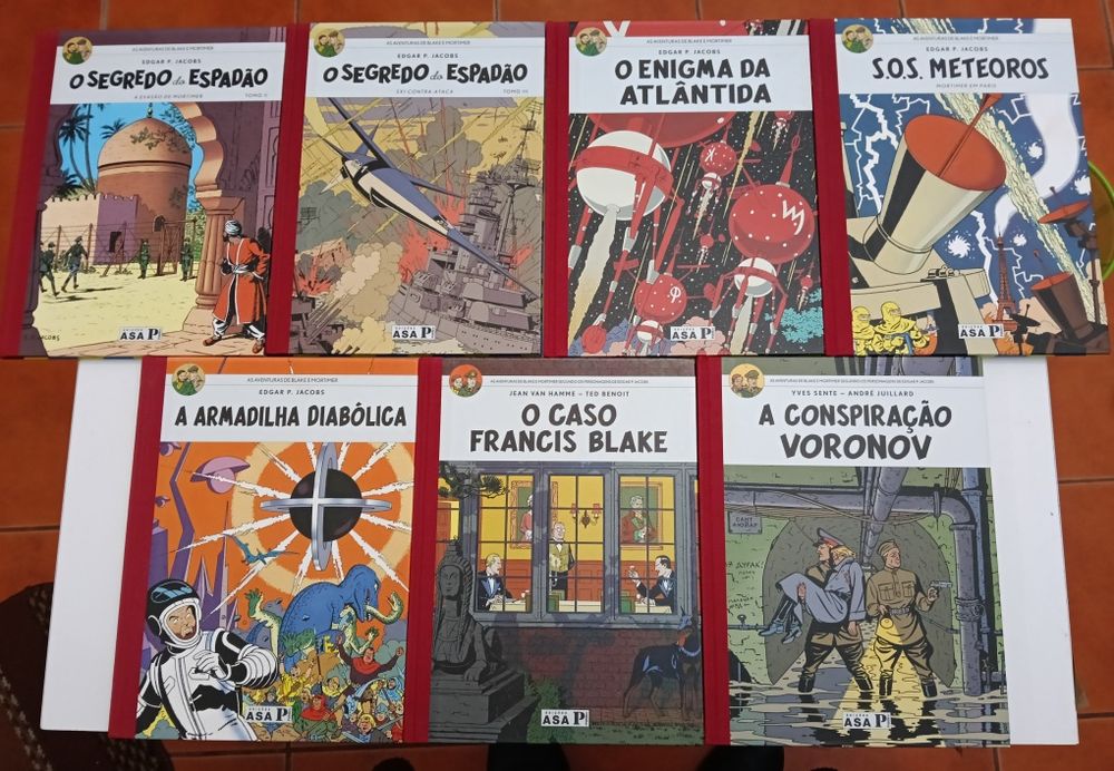 29 Álbuns Blake e Mortimer desde 1964