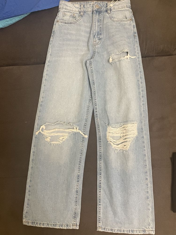 Підіткові джинси wideleg Mango S розмір