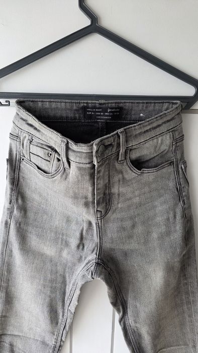 Calças Stradivarius Cinza Tamanho 34