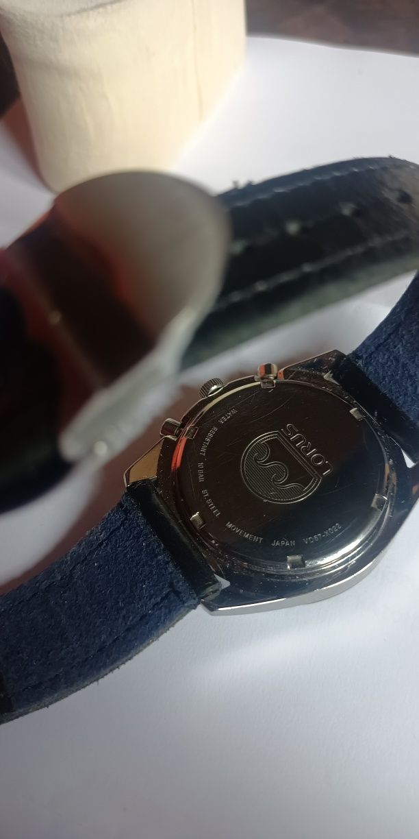 Zegarek lorus by Seiko hronograf na skórzanym pasku