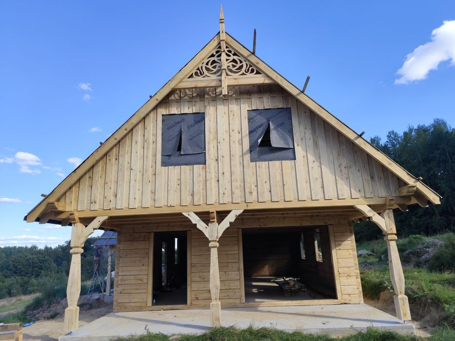 Budowa Domów z Drewna , Bala , Szkieletowe