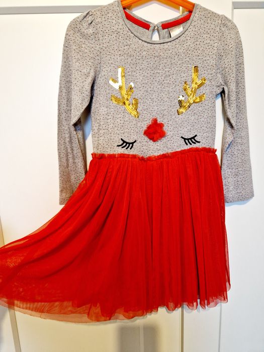 Sukienka świąteczna rozmiar 116 cm