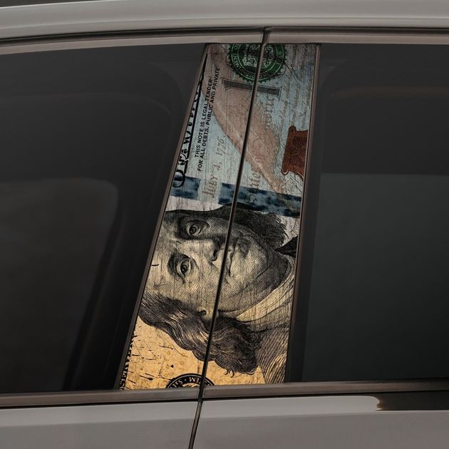 Наліпка на дверну стійку | наліпка на авто | наліпка на діері