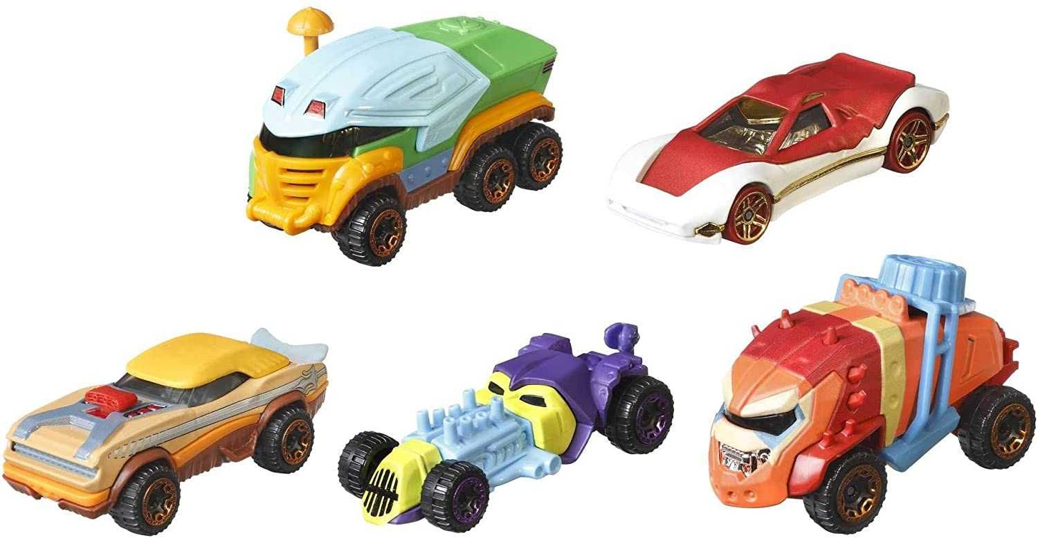 Hot Wheels Masters of the Universe. Хот вілс. Машинки 5 шт Розпродаж