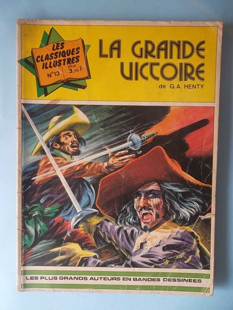 Les classiques illustrés - 4 álbuns em francês de 1973. BD Clássica.