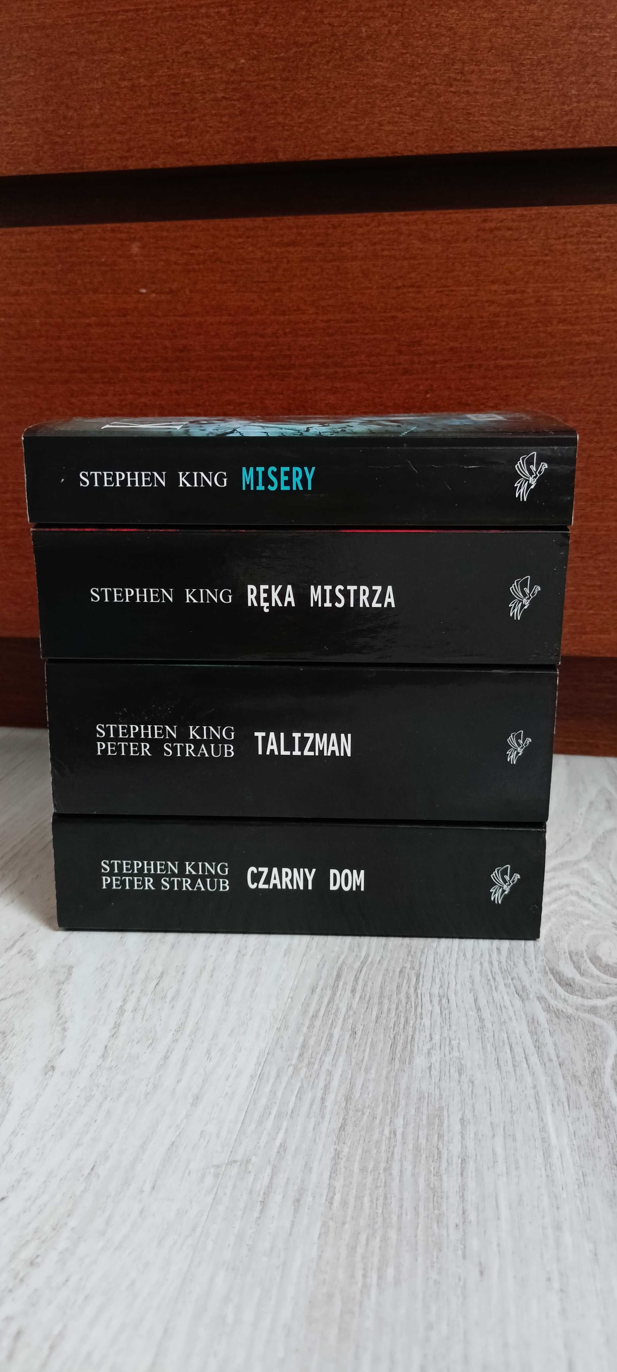 4x Stephen King Talizman + Czarny dom + Ręka mistrza + Misery Straub