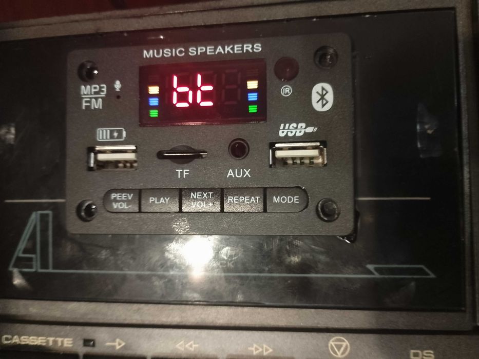 Магнітофон МОДЕРНІЗОВАНИЙ, Маяк 249 S-1/ колонки Кливер 50АС-201