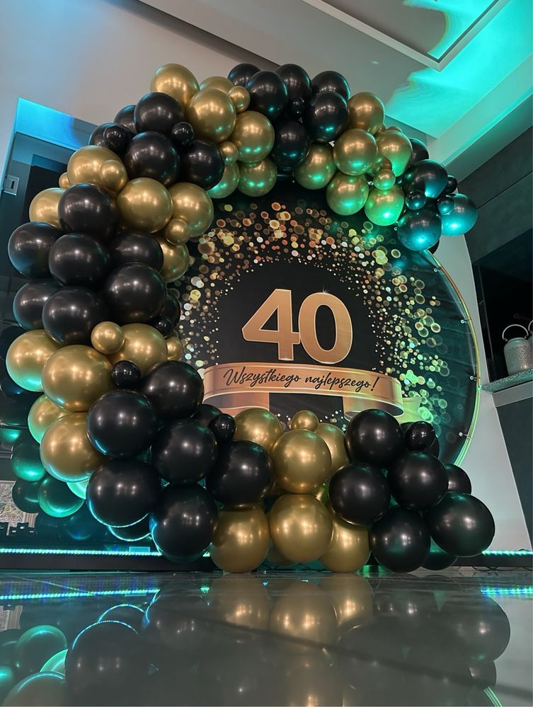 Ścianki balonowe 350zł girlandy balonowe, dekoracje okolicznościowe