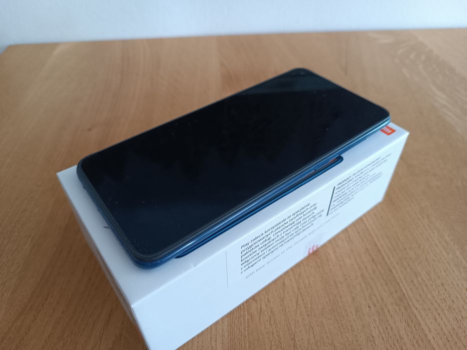 Redmi Note 9 telefon Midgnight Grey niebieski xiaomi pudełko etui SUPE