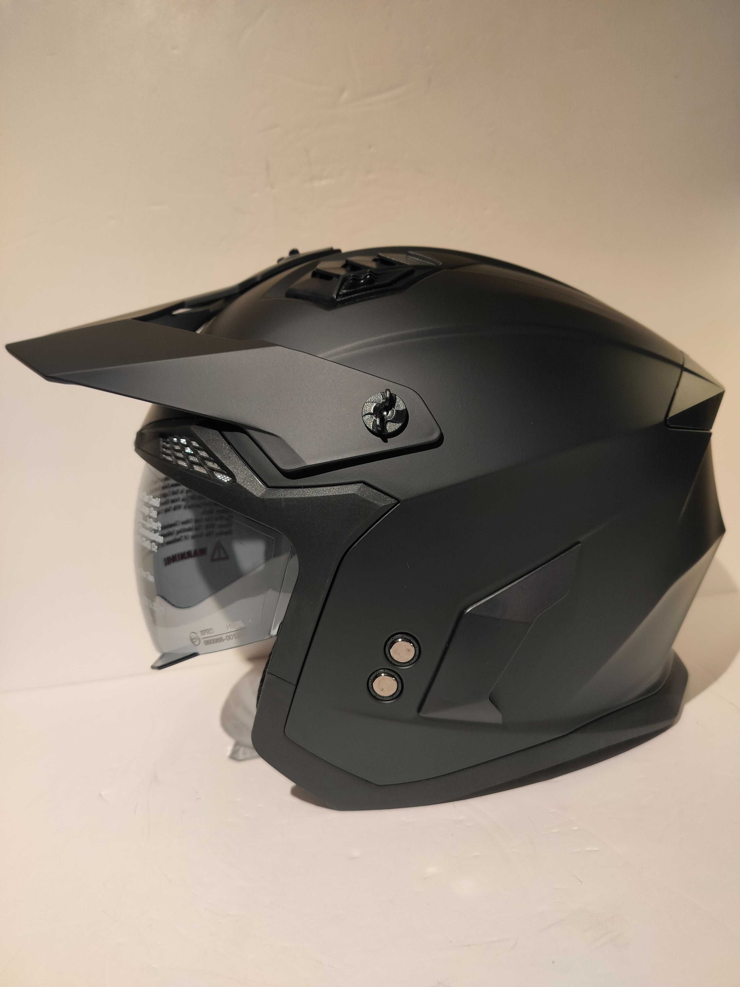 Capacete jet ADV modular mota scooter novo