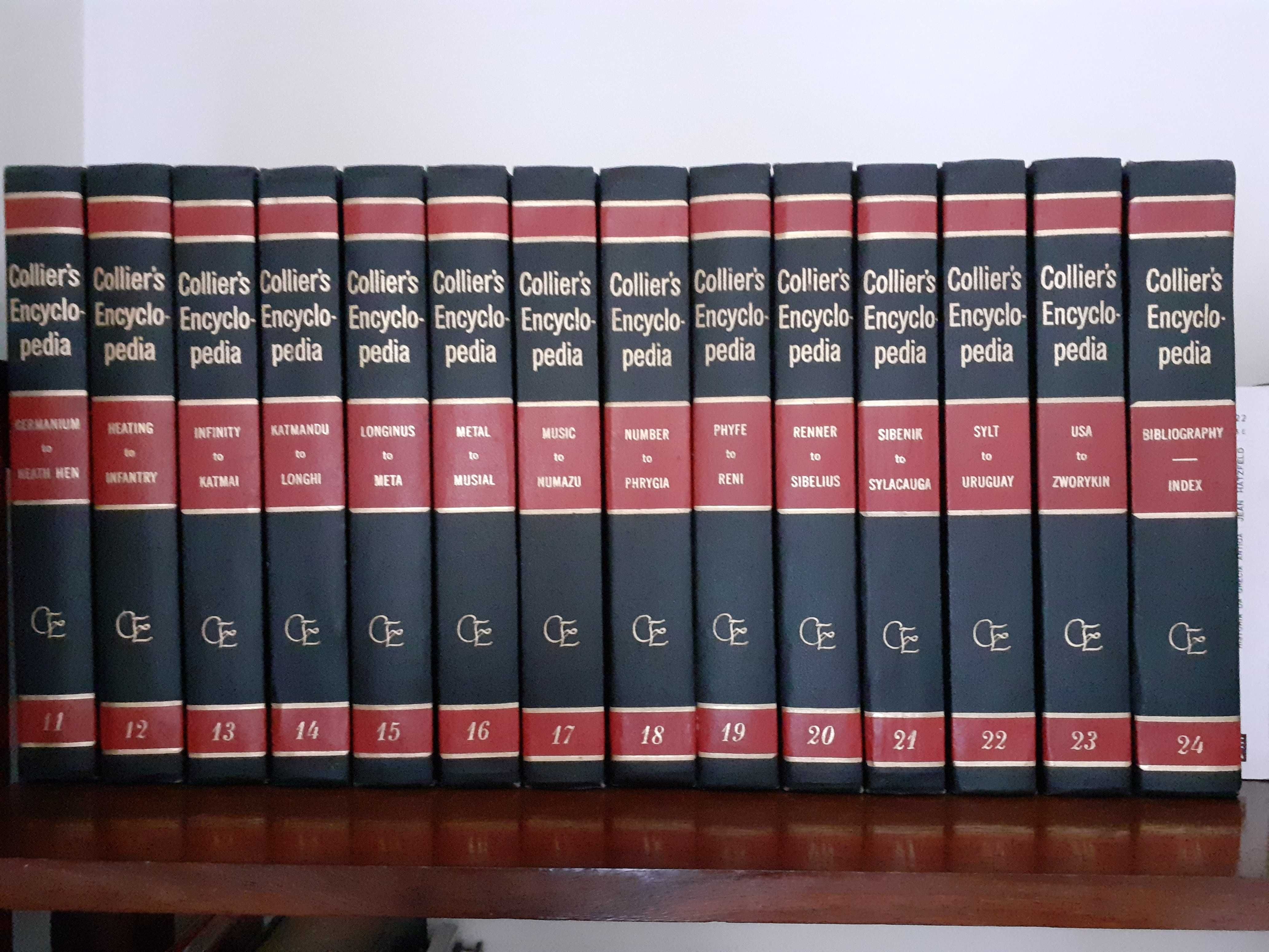 Collier's Enciclopédia(24 vol.+2 dic.)+ Colliers Junior Classics (10)