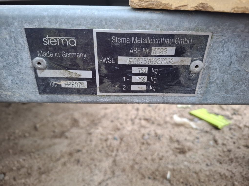 Sprzedam przyczepkę samochodową STEMA