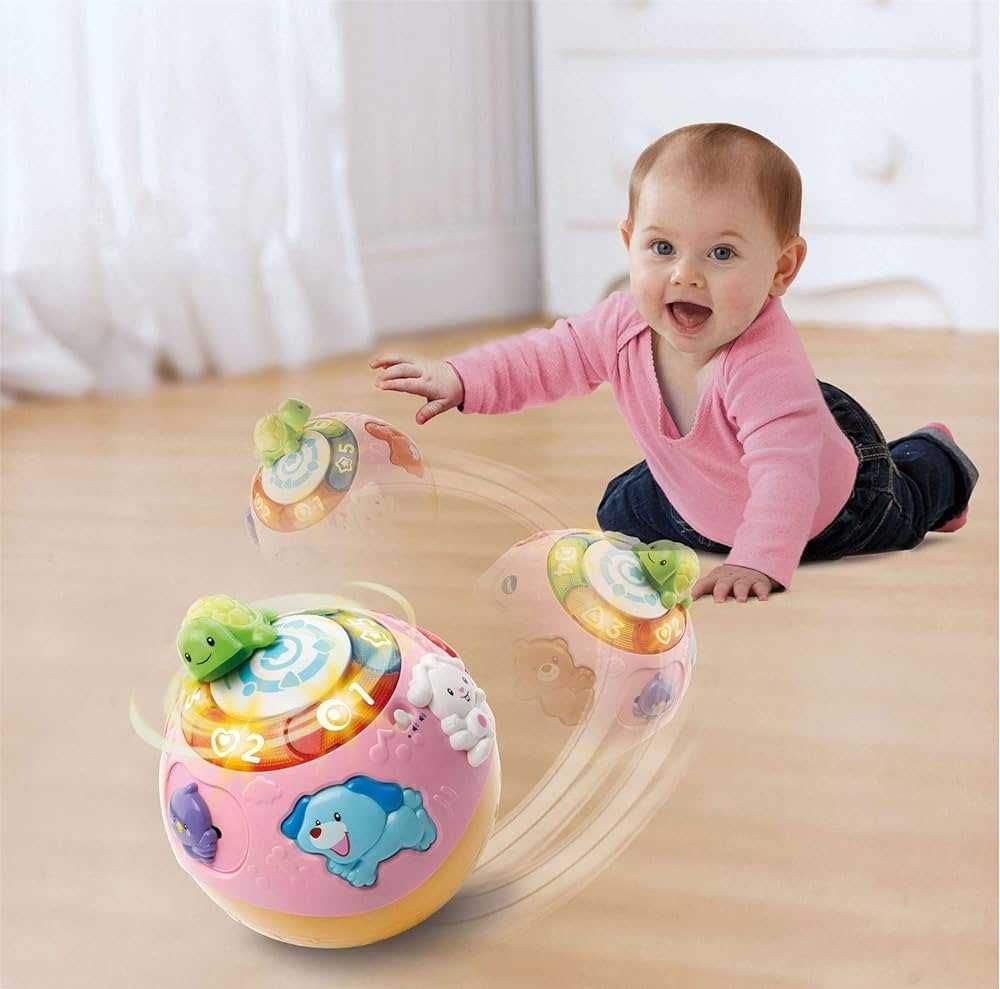 VTech Kręcikula Interaktywna Kula do Raczkowania różowa