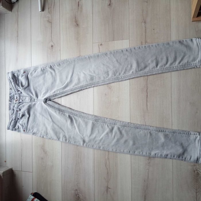 Szare spodnie damskie