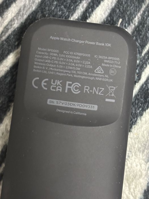 Powerbank Belkin z miejscem na applewatch