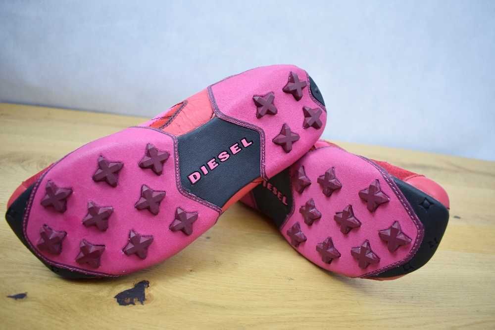 Diesel Bellatrix Red Pink Sneakers, buty sportowe, rozmiar 38