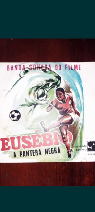 Disco de vinil da Banda sonora do Filme de Eusébio a Pantera