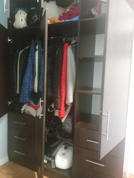 Duża szafa kolor wenge